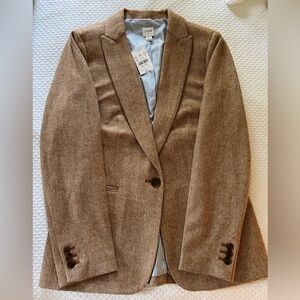 NWT j crew holland blazer herringbone wool blend